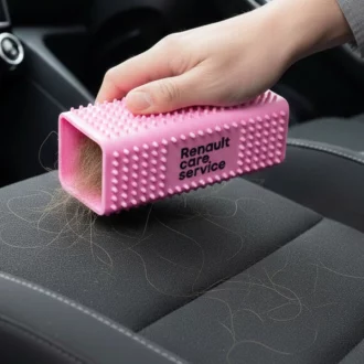 Cepillo Quitapelos Renault Rosa | Limpieza Mascotas