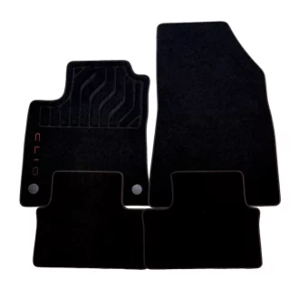 Alfombrillas Textil Premium Renault Clio VI versión 2025 | Juego de 4 a Medida