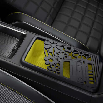 Tapa Impresa 3D Grande Consola Central Renault 4 E-Tech floweR4 Gris | Ref. 685608886R